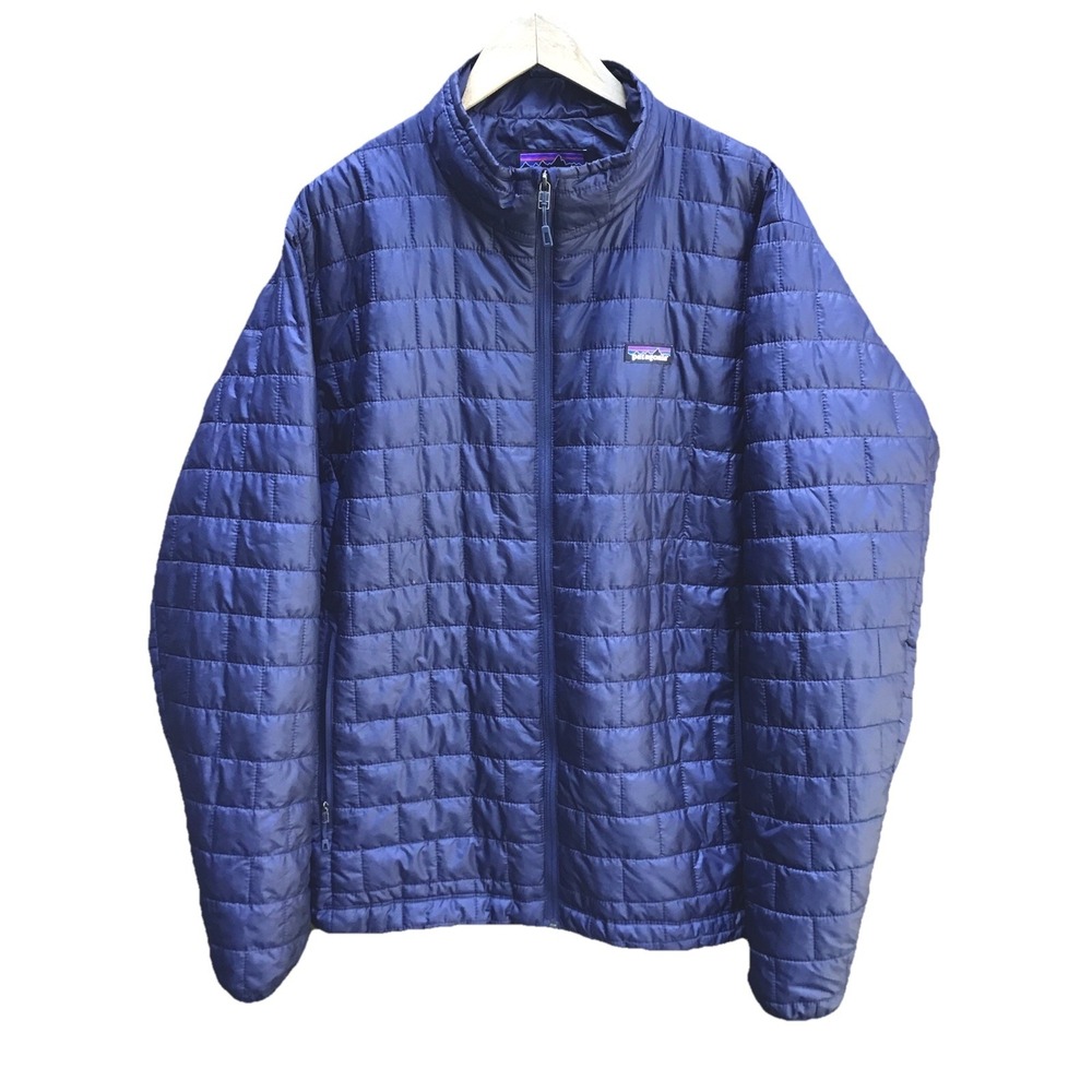 Patagonia Nano Puff Jacket Men's XXL Navy Blue eBay Payments Primaloft Full Zip